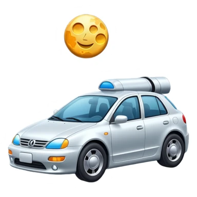 lunar data collection car sticker