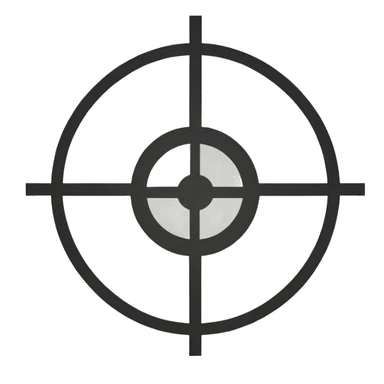 crosshairs sticker