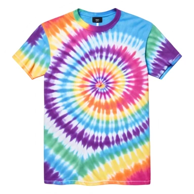 1990’s tie dye shirt sticker