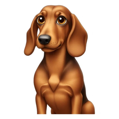 Teckel croisé ratier sticker