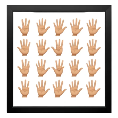 sign language for "a" to "z" for as per sign language sticker