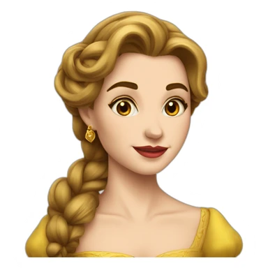 La belle et la Bete sticker