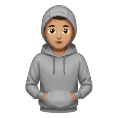 guy standing in a hodie and talking, full body sticker