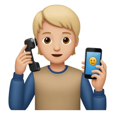 телефон играет в человека как в телефон sticker