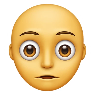 X eyes with line mouth sticker