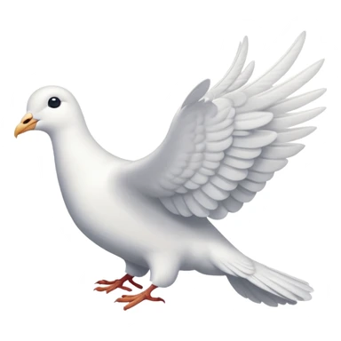 paloma blanca de la paz  sticker