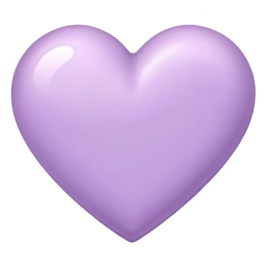 lilac heart sticker