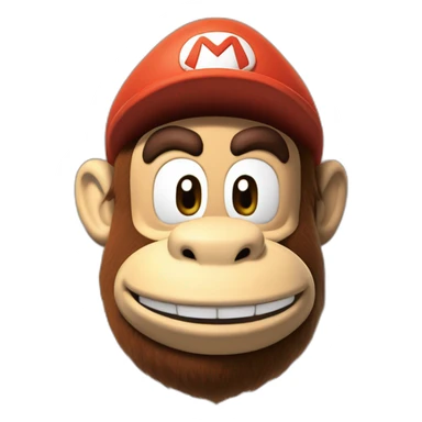 Donkey kong mario kart sticker