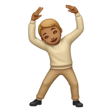 create an emoji of a person dabbing as a celebration sticker