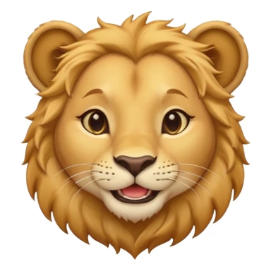 Happy cute Lioness sticker