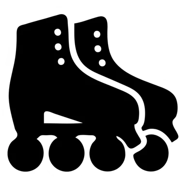 pair of roller skates sticker