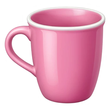 Pink cup sticker