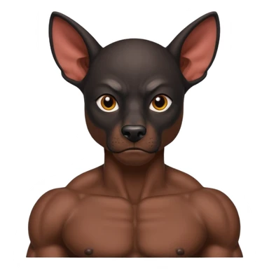 strong xoloitzcuintle sticker