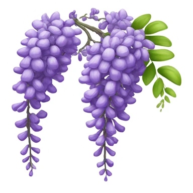 Wisteria plant  sticker
