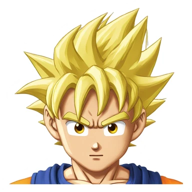 Goku sayen dragon ball sticker