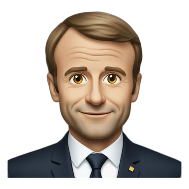 Emmanuel Macron president sticker