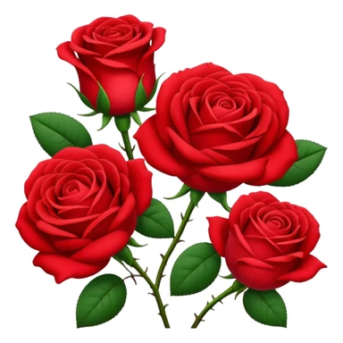 Emojis rose sticker