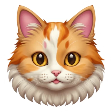 Cute artistic cat sticker