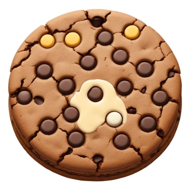 Chocolate cookie sticker