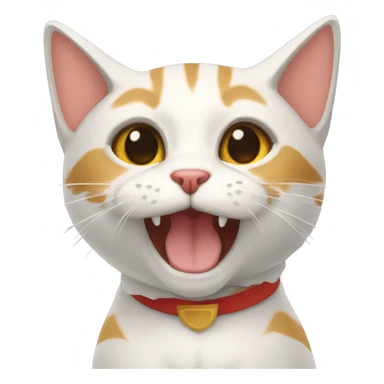 Gato volador sticker