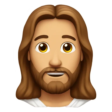 Jesus Christ with a heart sticker