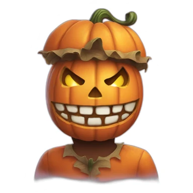 cute halloween pumpkin sticker