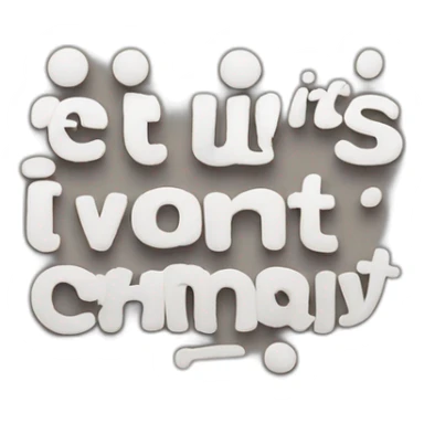 “It’s what it’s” quote designed with a cool lettering and modern type family sticker