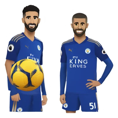 Mahrez avec abbou marouane sticker