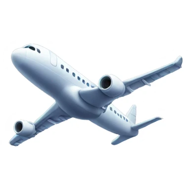 Airplane in night sky  sticker