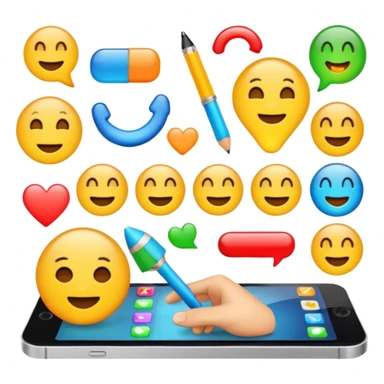 copywriting 
content writing  emoje
 sticker