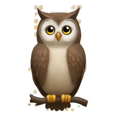 Owl bingo sticker