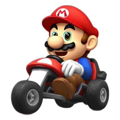Handy wo ein Typ gerade Mario Kart drauf spielt sticker