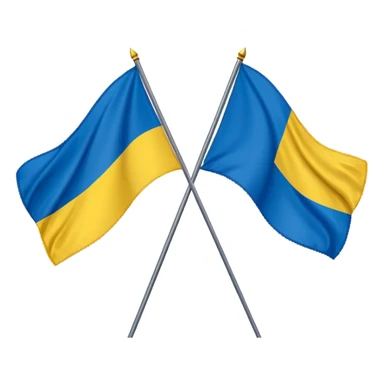 poland ukraine flag sticker