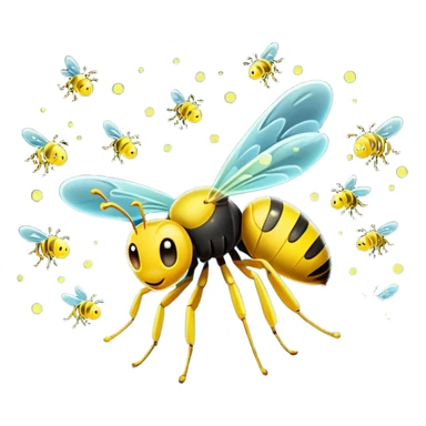 fireflies sticker