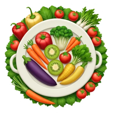 emoji de un alimento saludables sticker