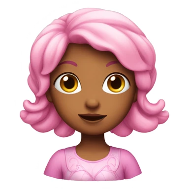 pink girl fairy sticker