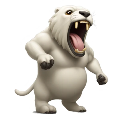 Un animal cóndor mostrando su fuerza sticker