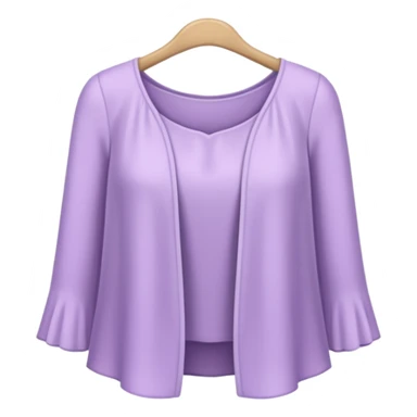 Pale Purple Rack of feminine clothes sticker