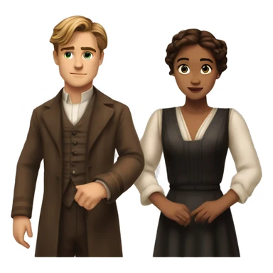 jack dawson and rose from titanic with t pose sticker