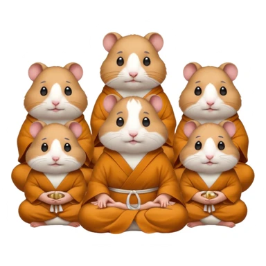 Spiritual hamster colony sticker