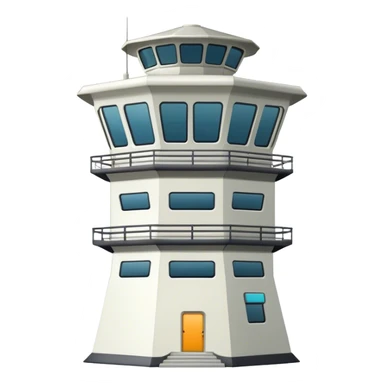 Air traffic control tower sticker