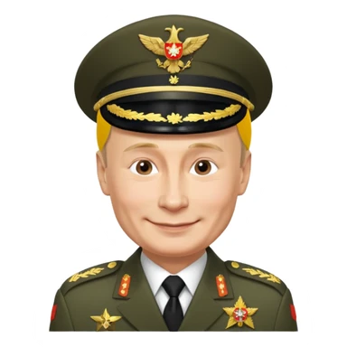 путин военный шарж sticker