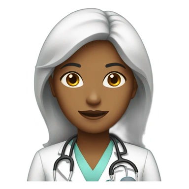 Lady doctor  sticker