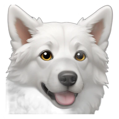 berger blanc suisse sticker