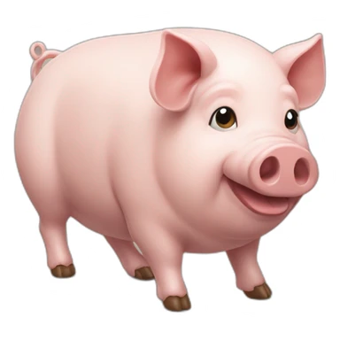 Cochon qui pête sticker