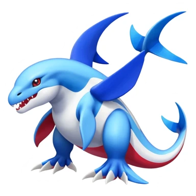 Lugia-Salamence-Kyogre-Latios-fusion-creature (full body) sticker