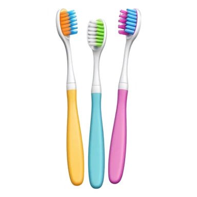 Double toothbrushes sticker