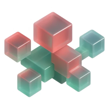 Add a subtle shadow effect to the Roblox logo, keep the style digital and slightly 3D with matte glass style, no background. sticker