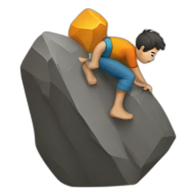 bouldering sticker
