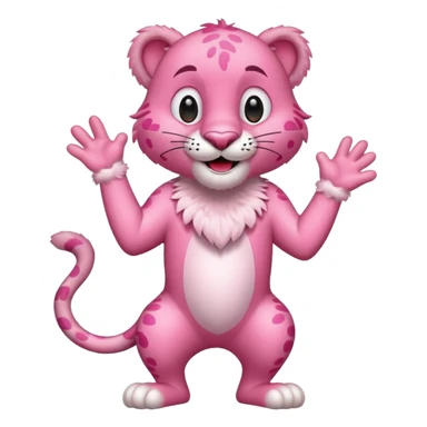 Pink panter sticker